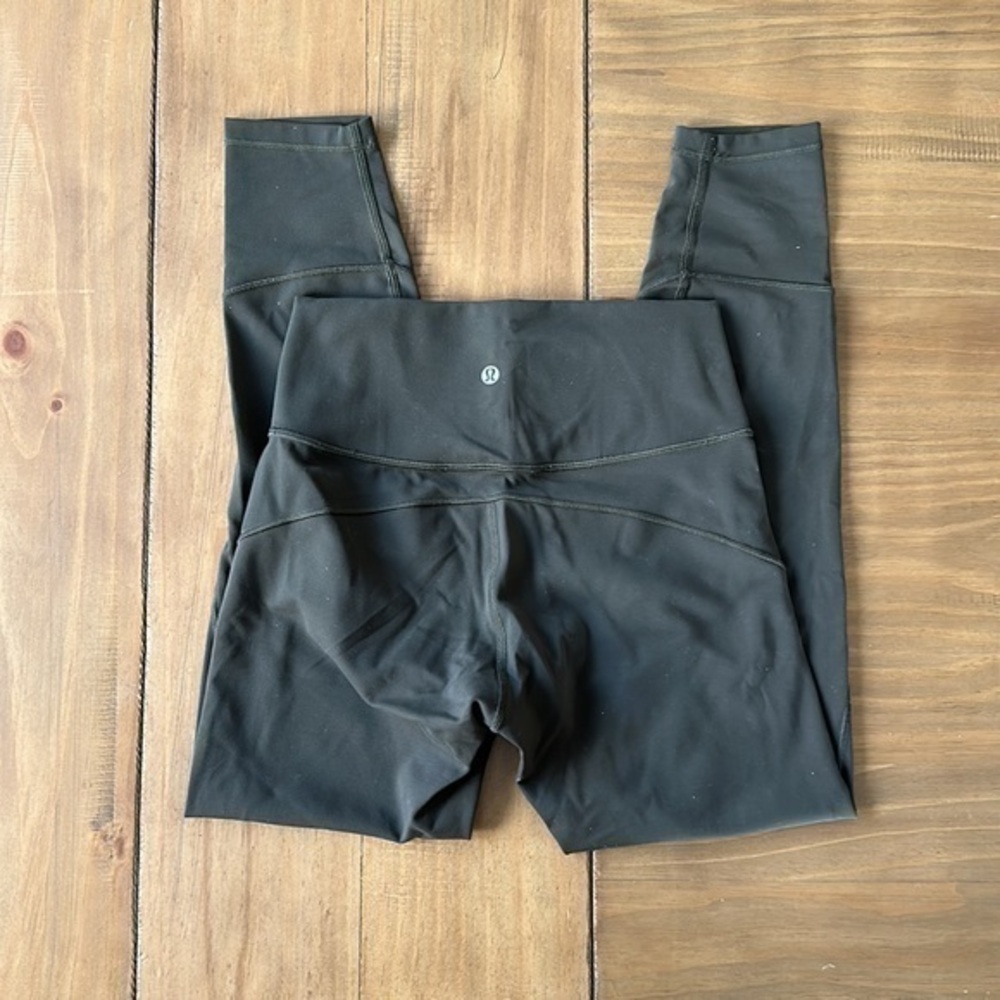 Lululemon Olive In Movement 7/8 Leggings